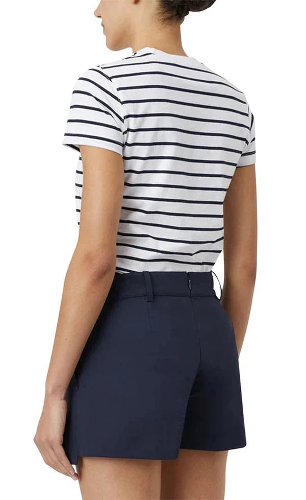 Sora Tee - Navy & White Stripe