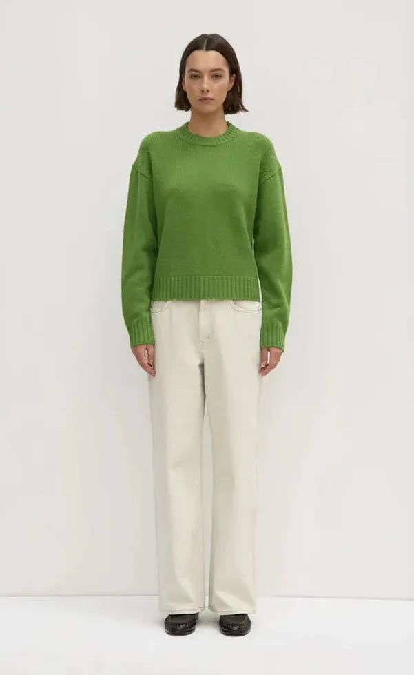 Beau Wool Merino Knit Tarragon