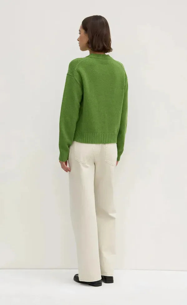 Beau Wool Merino Knit Tarragon