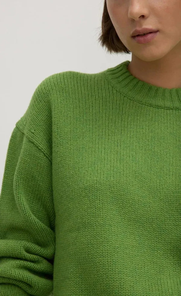 Beau Wool Merino Knit Tarragon