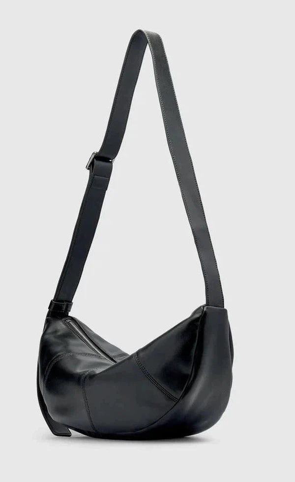 Mischa Crescent Bag - Black