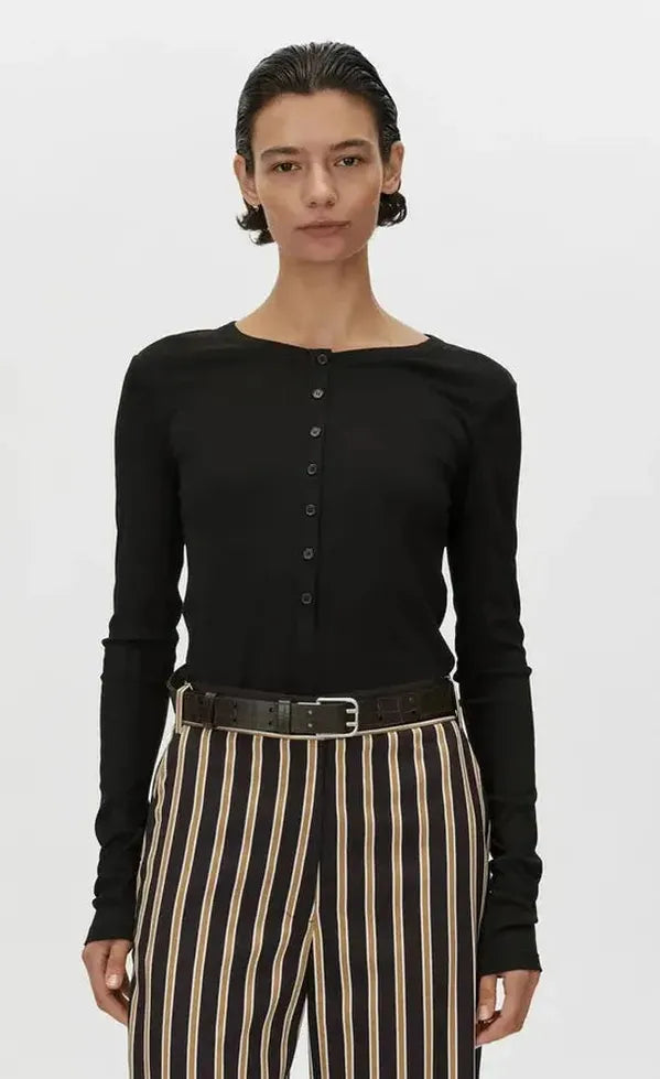 Delphine Button Down Top