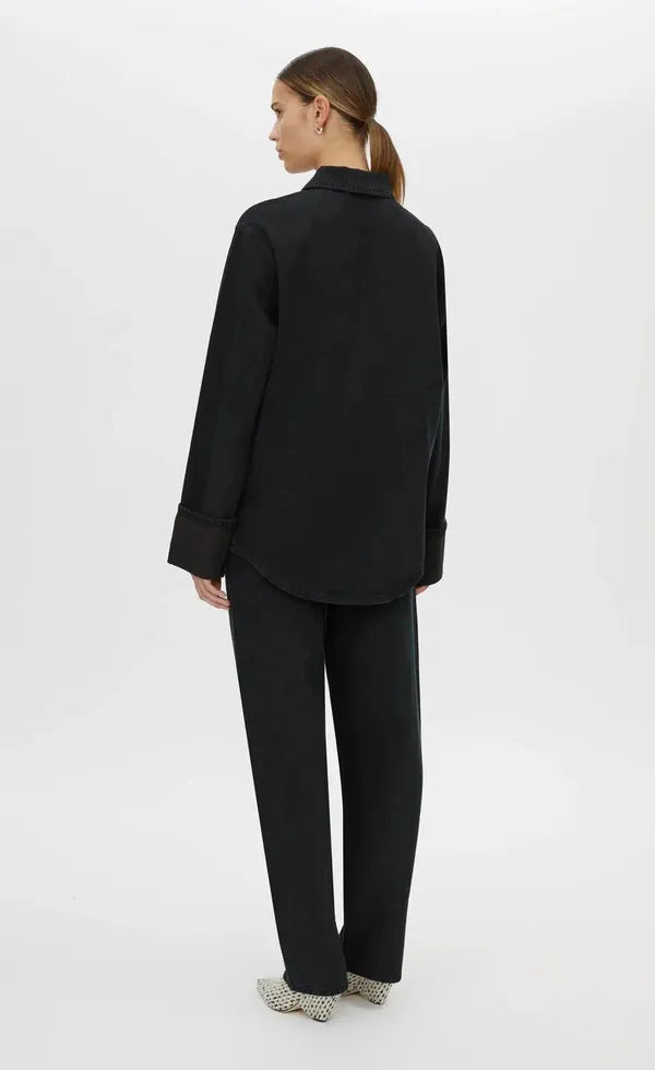 Sadie Denim Jacket - Inky Black