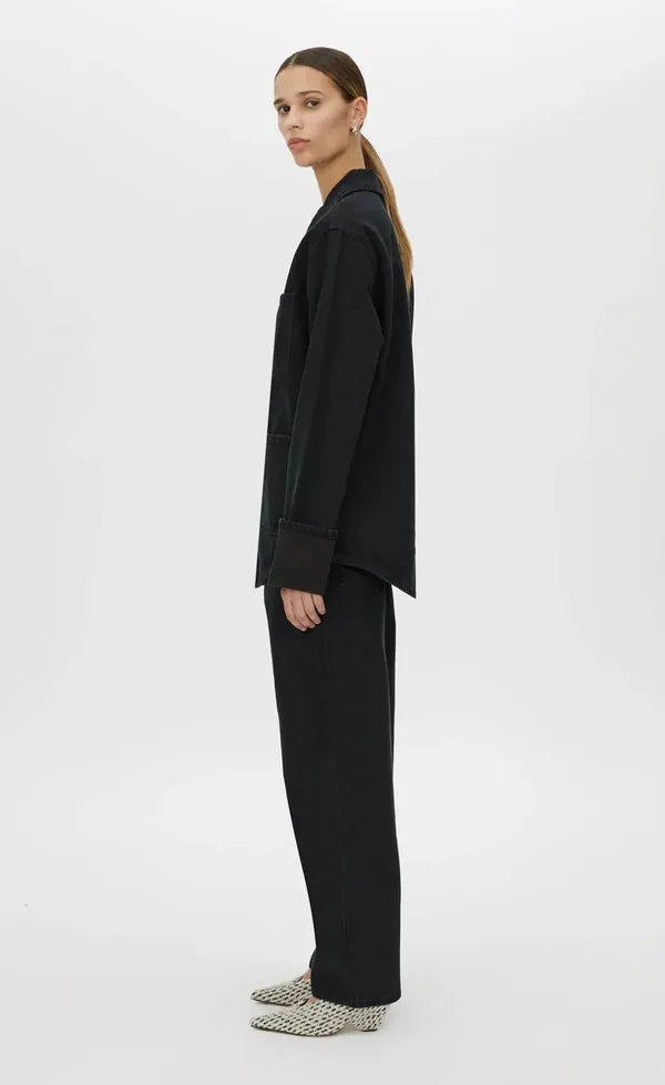 Sadie Denim Jacket - Inky Black