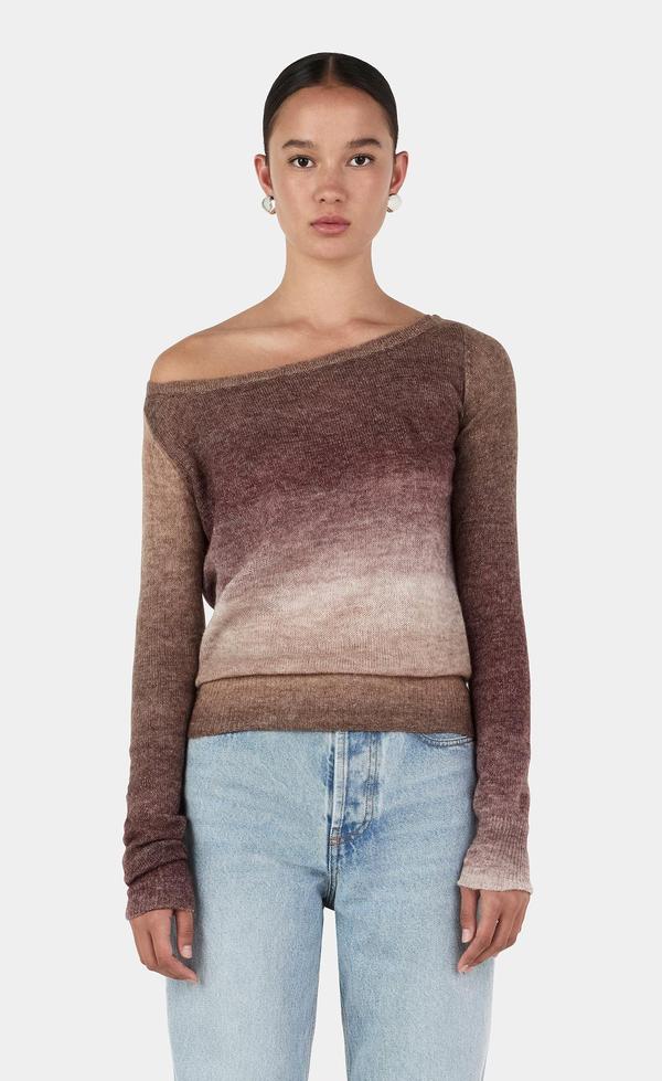Emmy Knit Top - Mocha Marle
