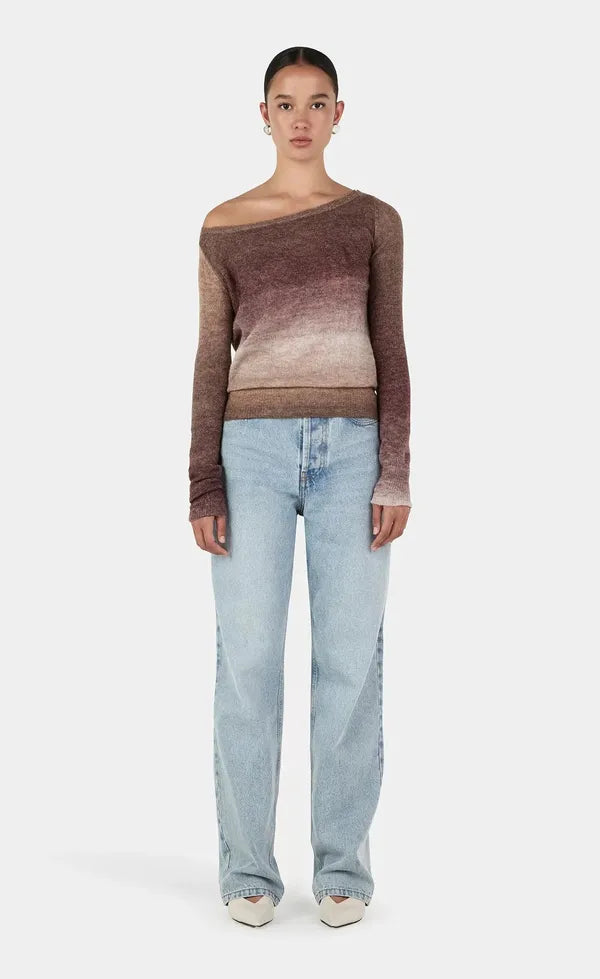 Emmy Knit Top - Mocha Marle