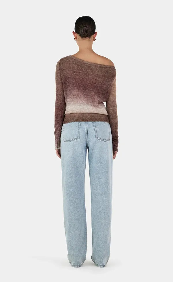 Emmy Knit Top - Mocha Marle