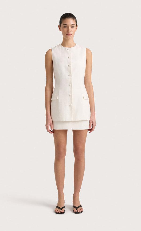 Jane Mini Skirt - White