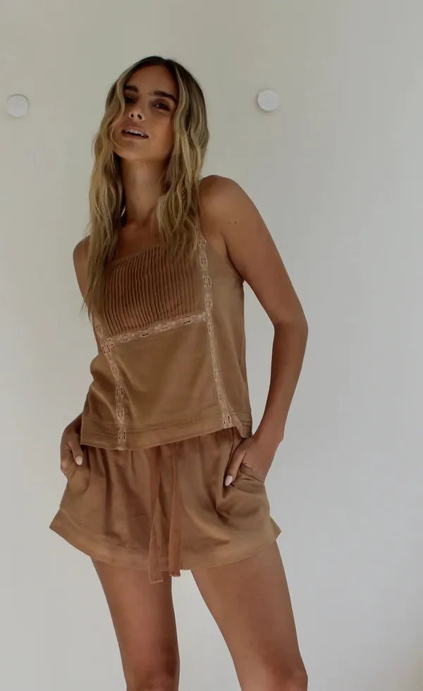 Lulu Top - Camel