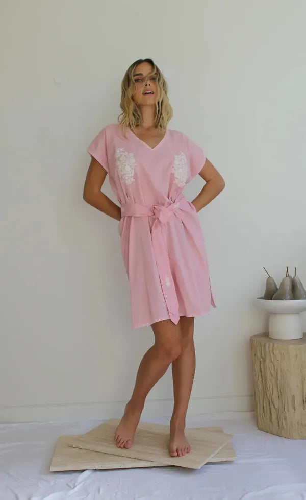 Sofia Dress - Blush