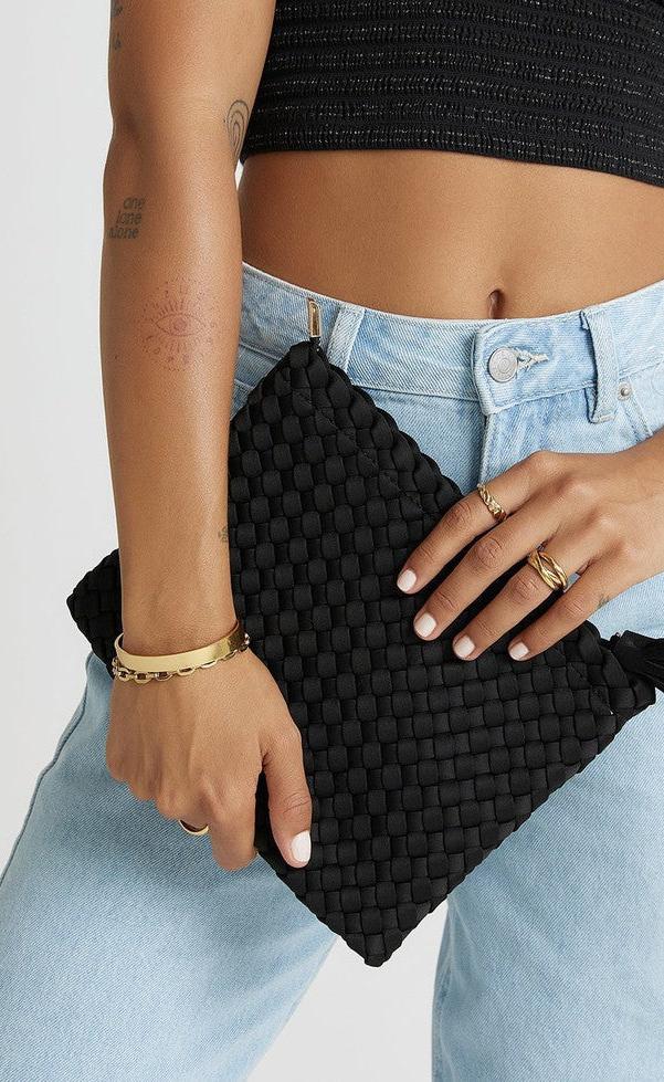 Lavinia Clutch Bag - Black