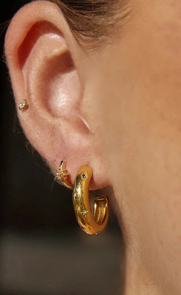 Serrano Gold Earrings