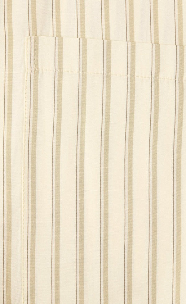 Faia Playsuit - Shadow Stripe Butter
