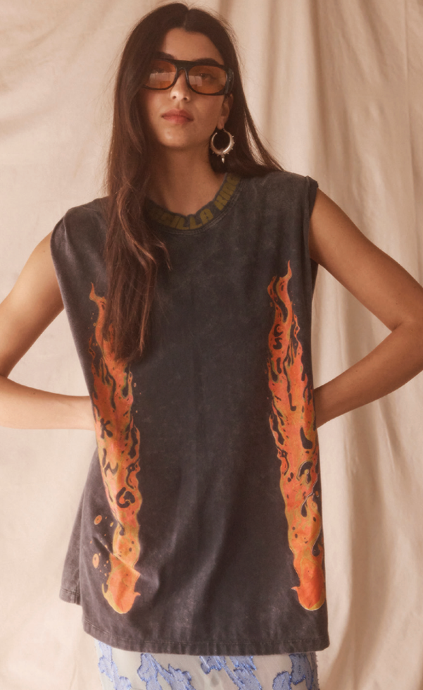 Flaming Band Tank
