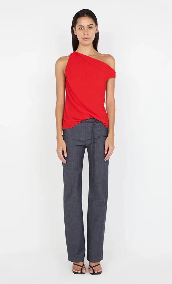 Rhone Drape Top - Chilli