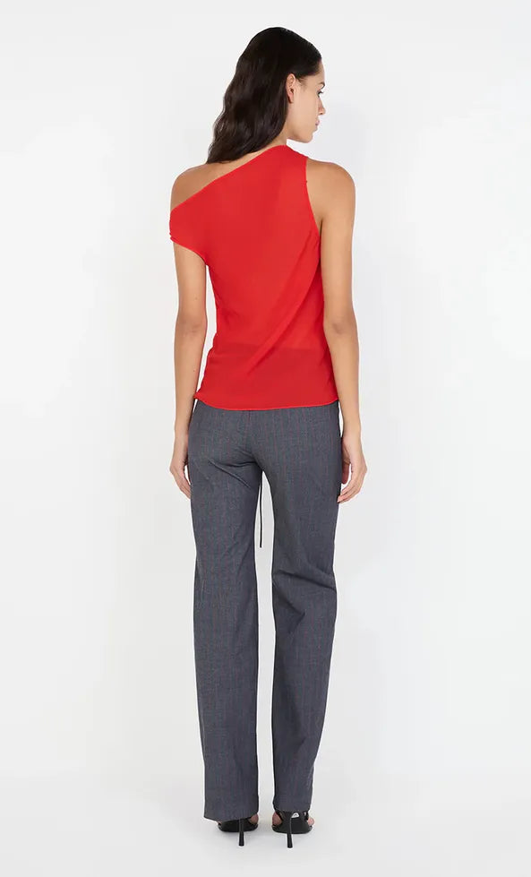 Rhone Drape Top - Chilli