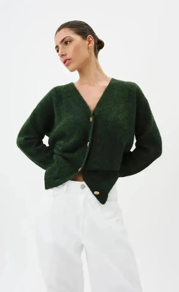 Arthur Cardigan - Forest Green