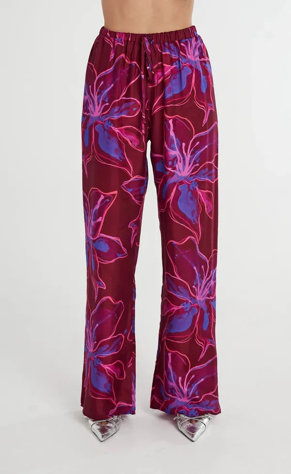Relaxed Drawstring Pant - Jam Lily