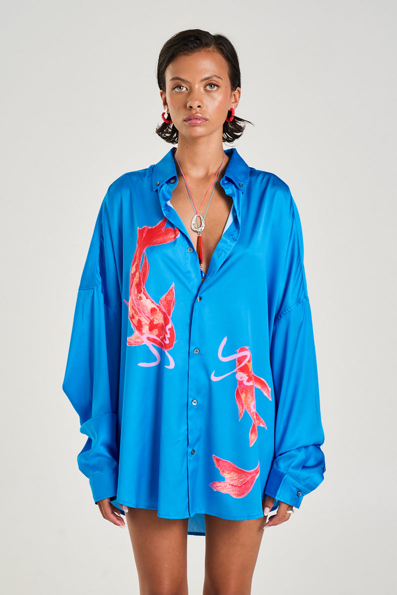 LS OS Shirt - Koi Koi