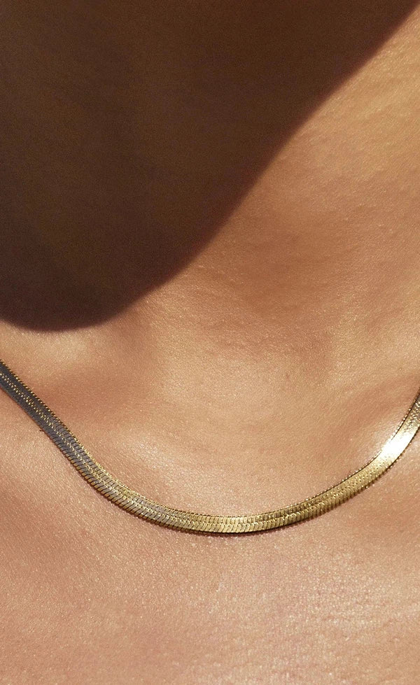 Sylvia Gold Snake Chain Necklace