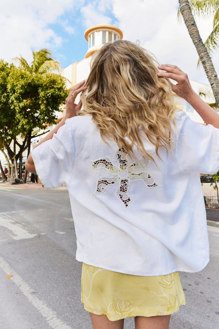 SS Anglaise Shirt - White