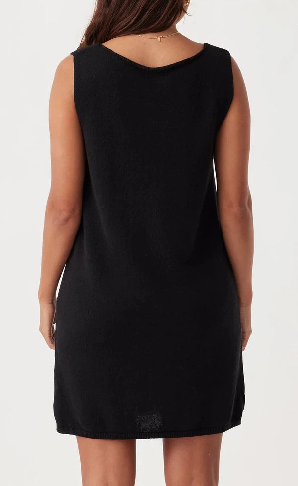 Poppy Mini Dress - Black