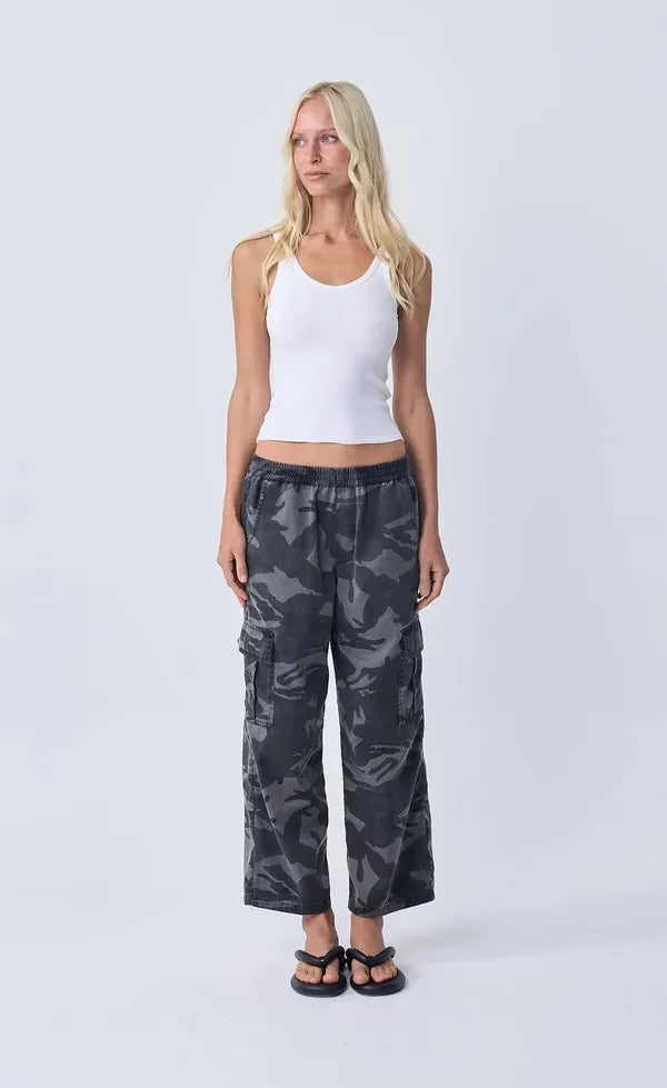Washed Camo -Black