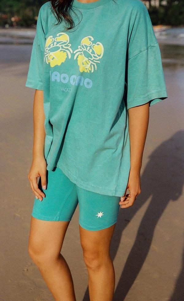 Crab Core Tee - Coastal Water Blue