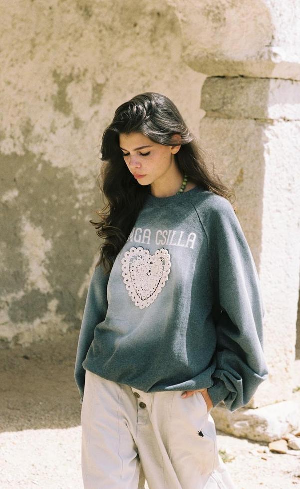 Day Hearts Med Jumper