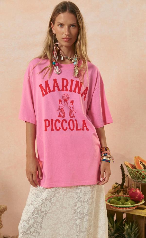 Marina Piccola Oversized Biker Tee