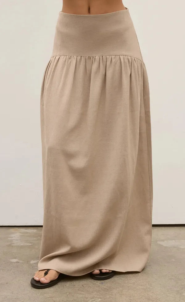 Delphine Skirt - Nude