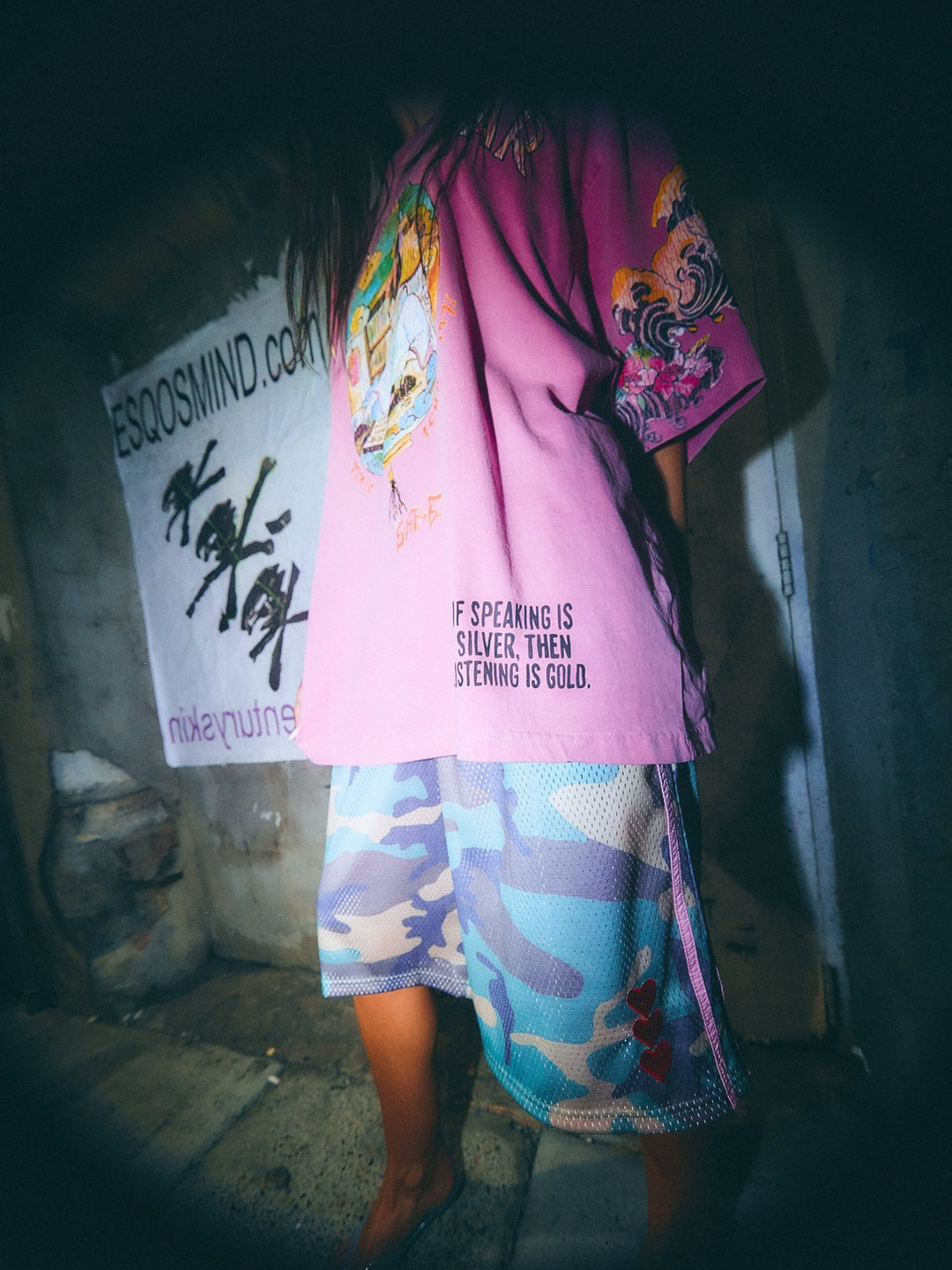 DJ Geisha Tee - Pink PREORDER