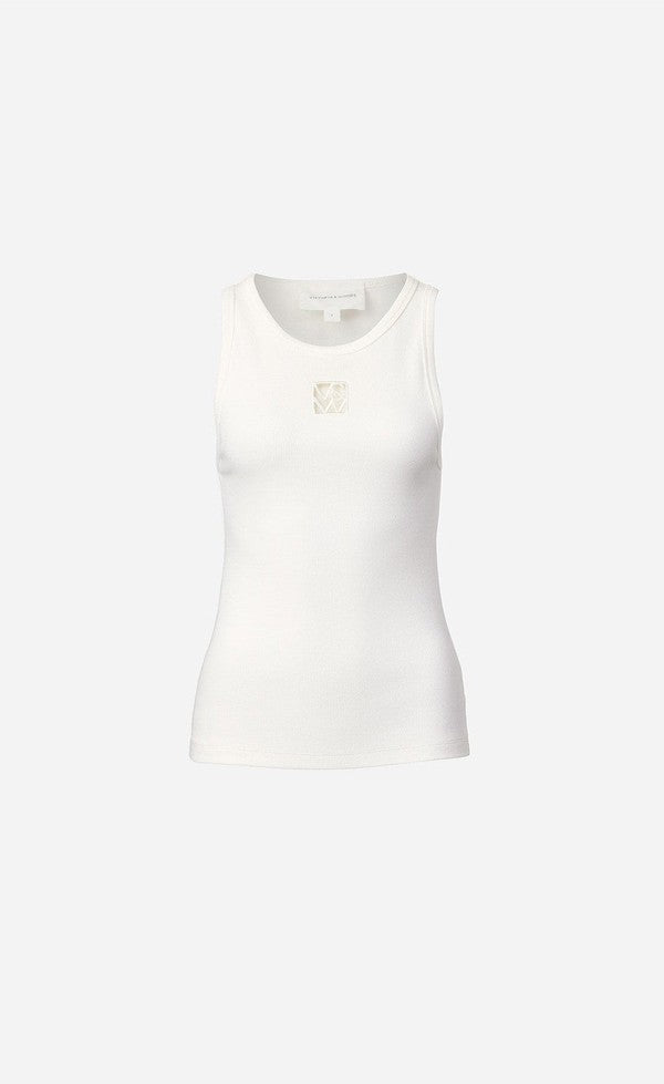 V&W Cut Out Tank - Ivory