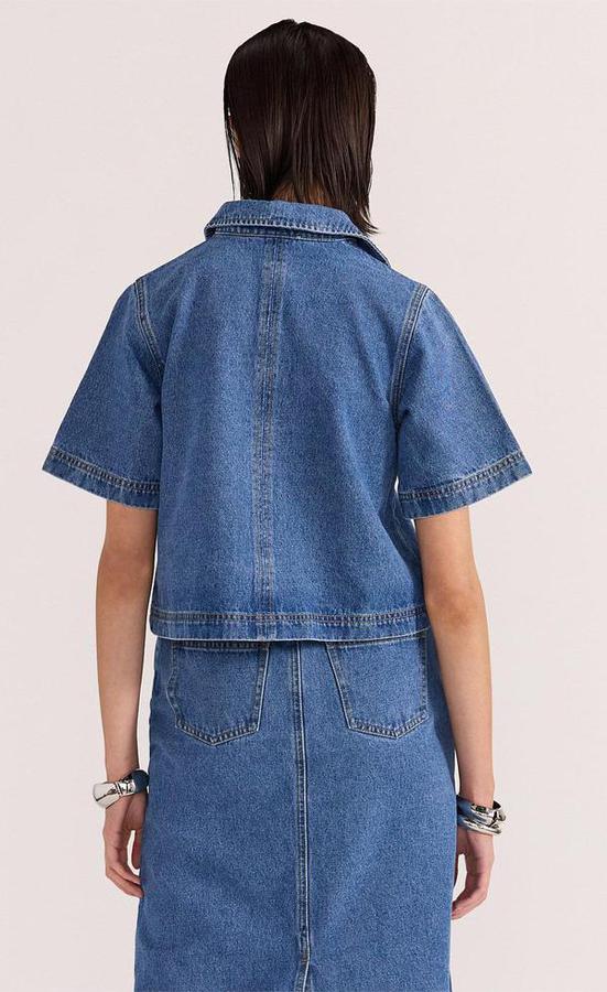 Alden Crop Denim Shirt