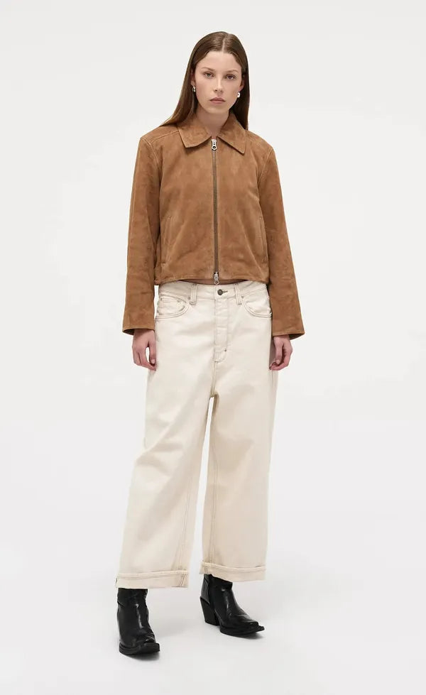 Yoko Baggy Crop Cream
