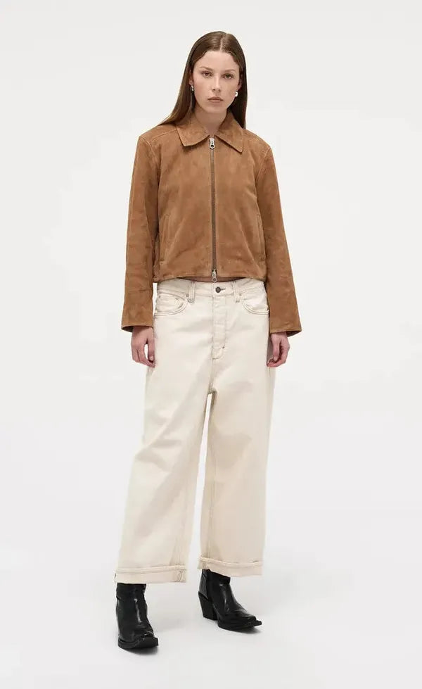 Yoko Baggy Crop Cream