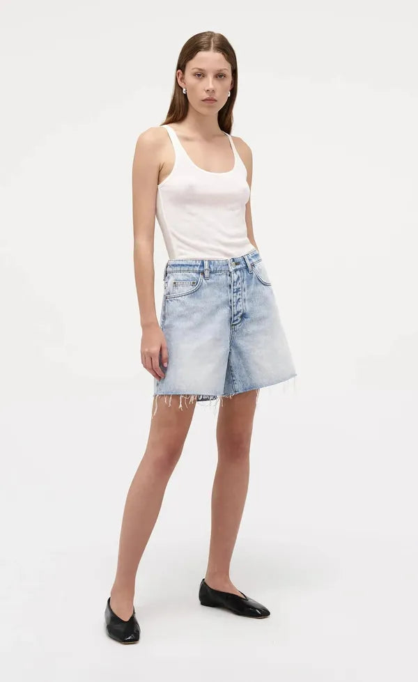 Eva Short Mode - Light Vintage Indigo