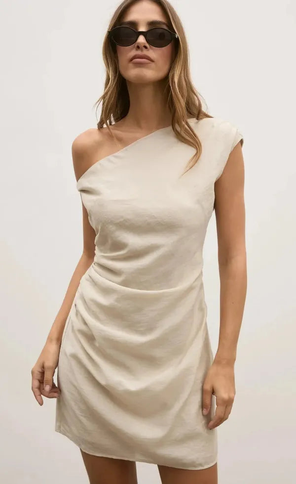 Amaya Mini Dress - Sand