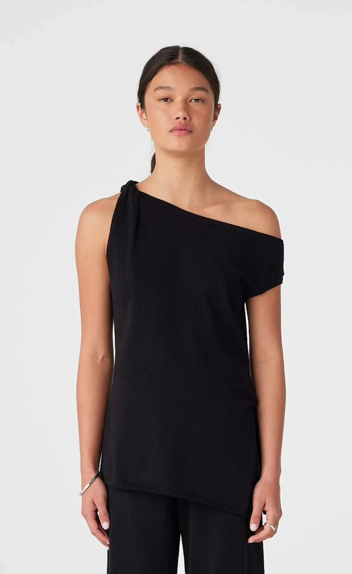 Olympia Asym Top - Black