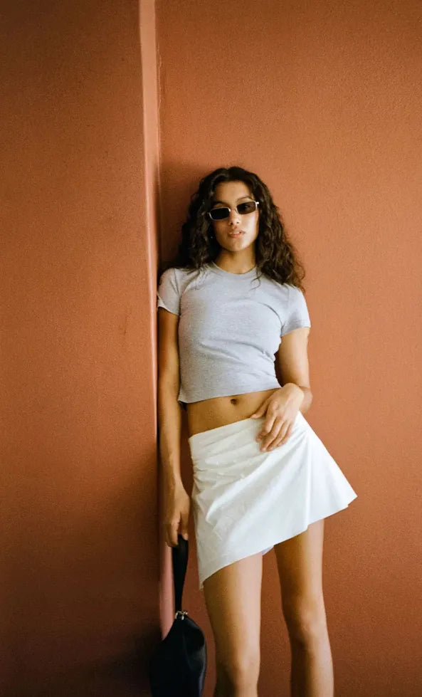 Marceline Mini Skirt - Cream