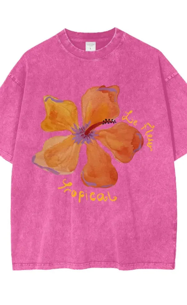 Le Fleur Tropical - Acid Wash Pink COMING SOON