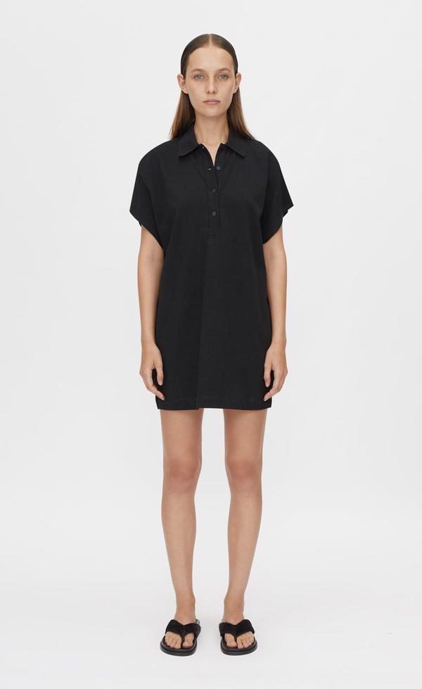 Brair Polo Dress - Black