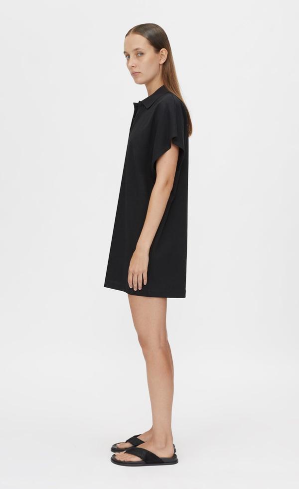 Brair Polo Dress - Black
