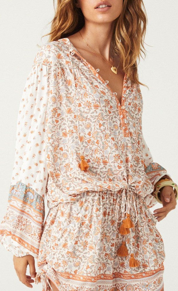 Sunshine Bandit Blouse - Desert Sage