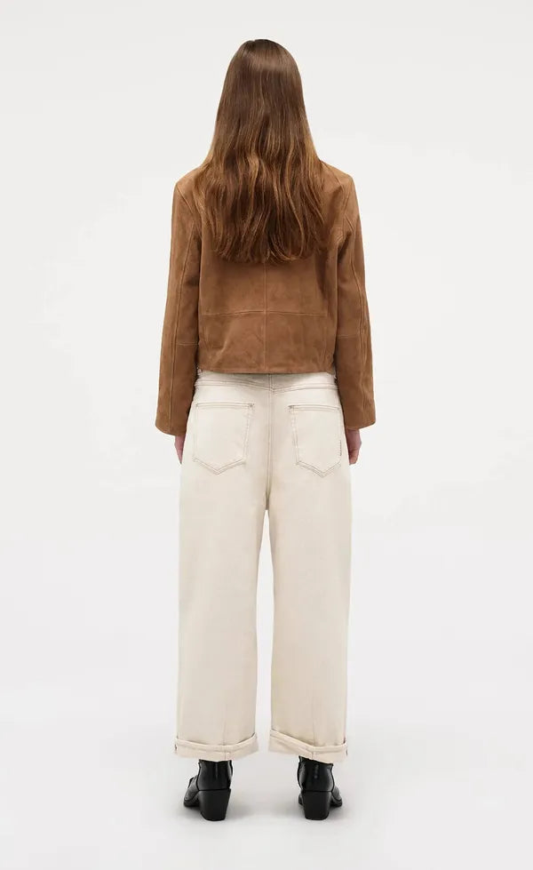 Yoko Baggy Crop Cream