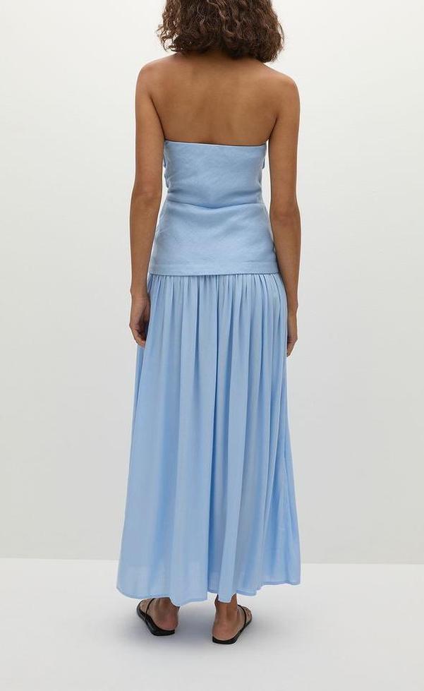 Hedy Maxi Dress - Mineral Blue