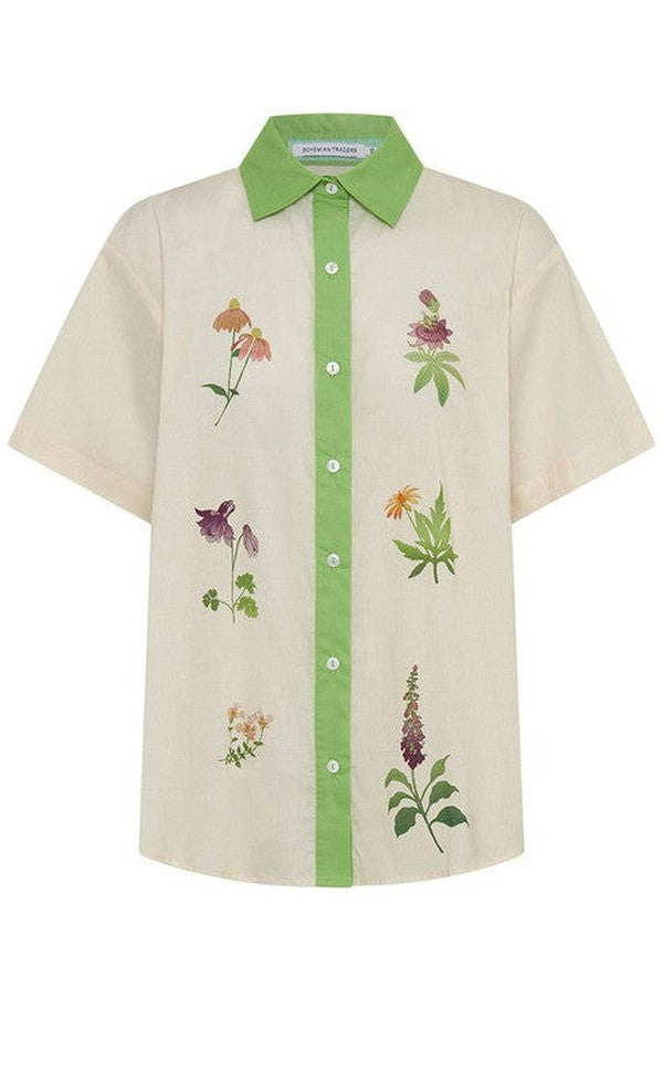 SHORT SLEEVE SHIRT IN BEE-TANICAL