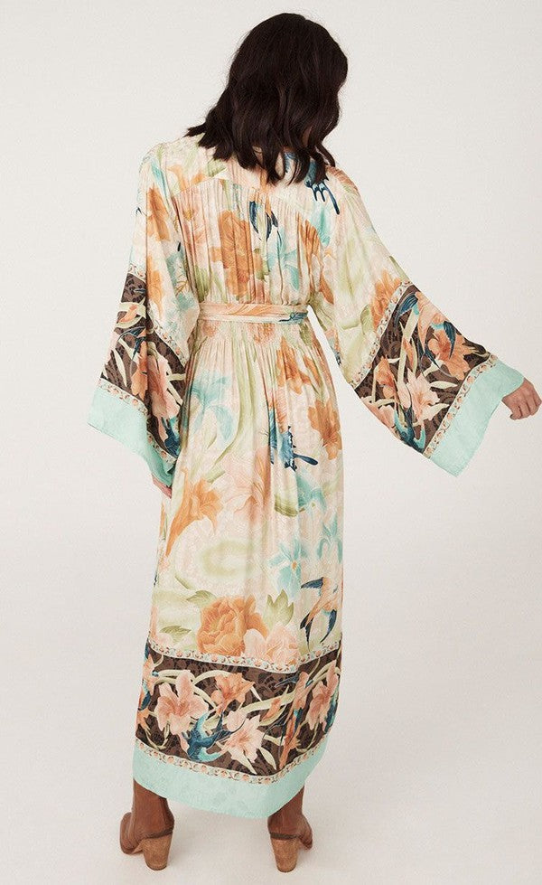 Painters Garden Gown - Seafoam