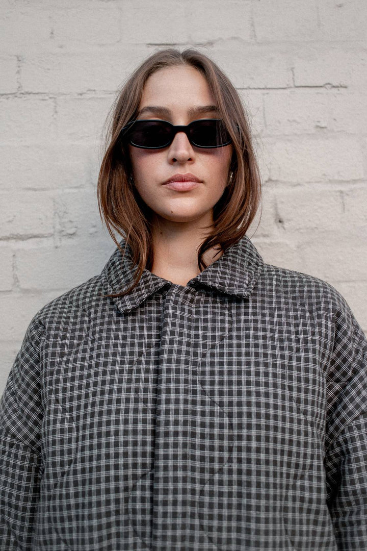 Matteo Jacket - Expresso Check