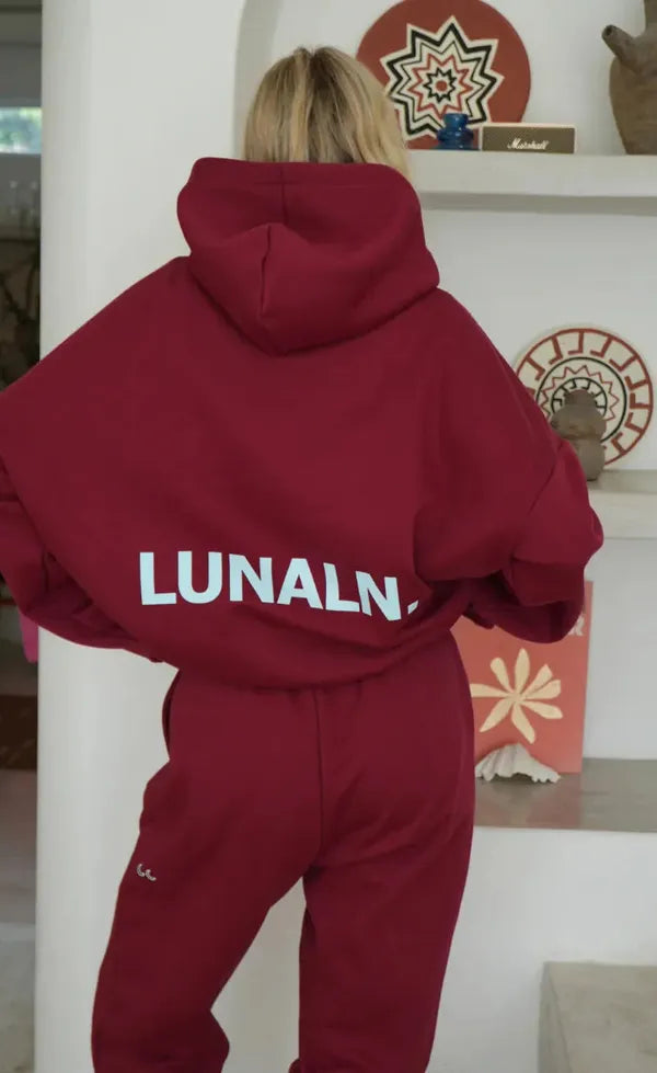 The Club Hoodie - Cherry
